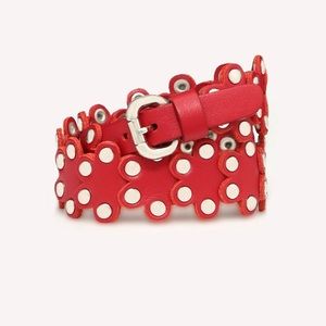 REDValentino
FLOWER PUZZLE BRACELET 
ITALIAN LEATHER - RED